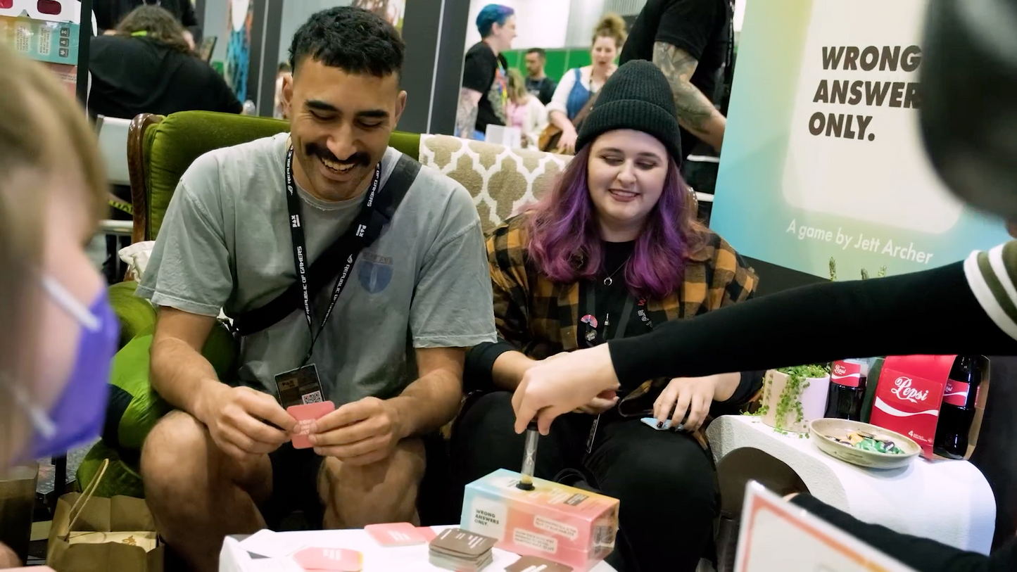 Wrong Answers Only Card Game