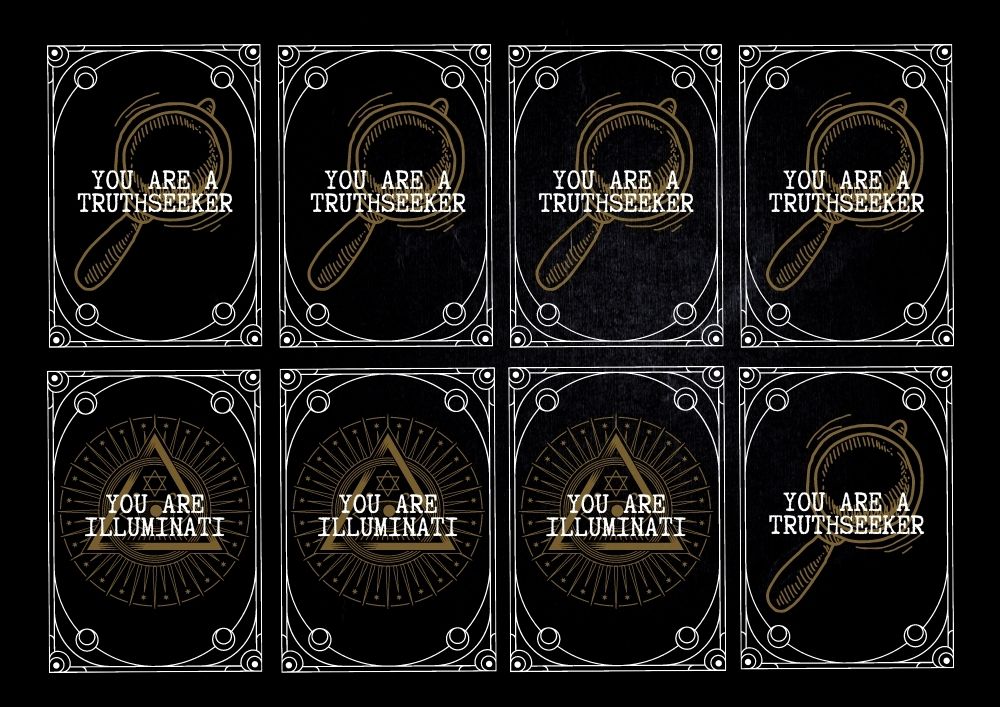 (Pre-Order) Truthseekers: Seek the Truth - 300 Card Conspiracy Debate Game - Guildmaster Games