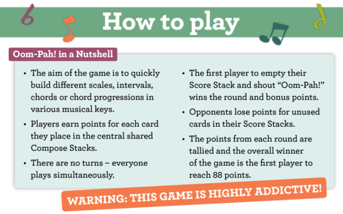 Oom-Pah! Music Brain Training Game - Guildmaster Games
