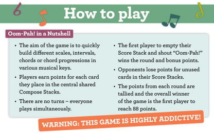 Oom-Pah! Music Brain Training Game - Guildmaster Games