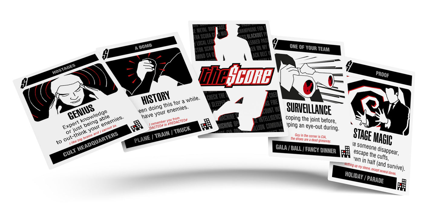 The Score: Collaborative Heist Card Game